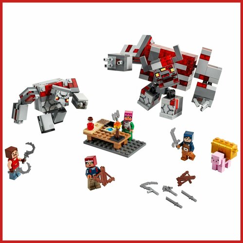 конструктор lego minecraft 21163 битва за красную пыль Конструктор Майнкрафт Битва за красную пыль, 542 детали