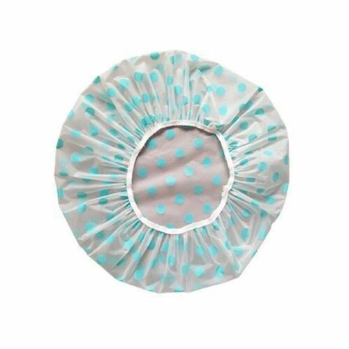 Пластиковая шапочка для душа синяя Blue 72₽