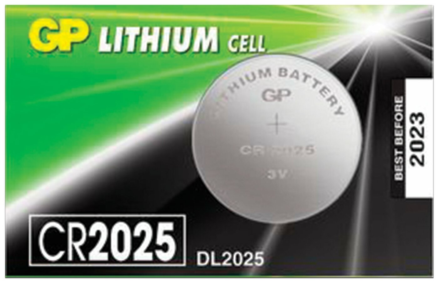 Батарейки литиевые GP Lithium / тип 2025 / 3V / 5шт.