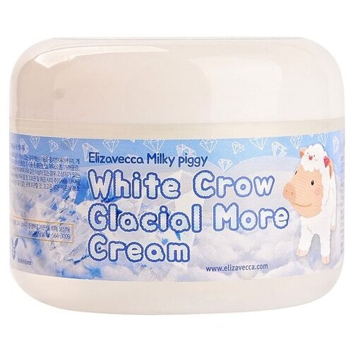 Крем для лица воздушный White Crow Glacial More Cream, ELIZAVECCA, 8809339905374