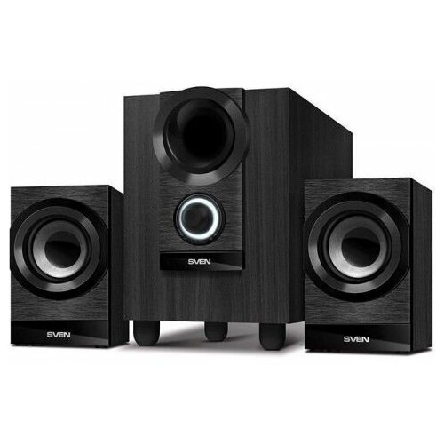 Колонки Sven MS-150 21 черный 15Вт 514800₽