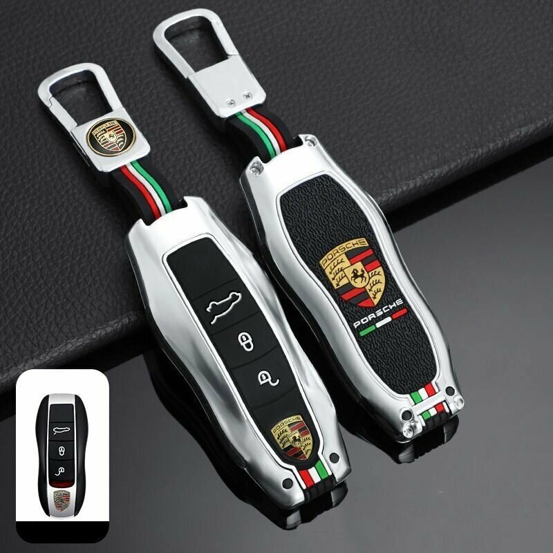 Чехол для автомобильного ключа на Porsche Сayenne / Macan / Panamera 911