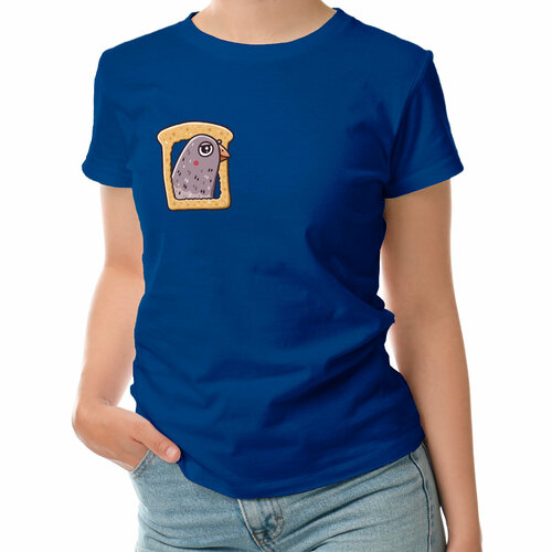 фото Футболка roly, размер l, синий