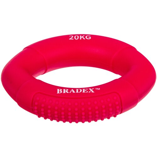 Эспандер кистевой 20 кг Bradex SF 0573, овальной формы, розовый