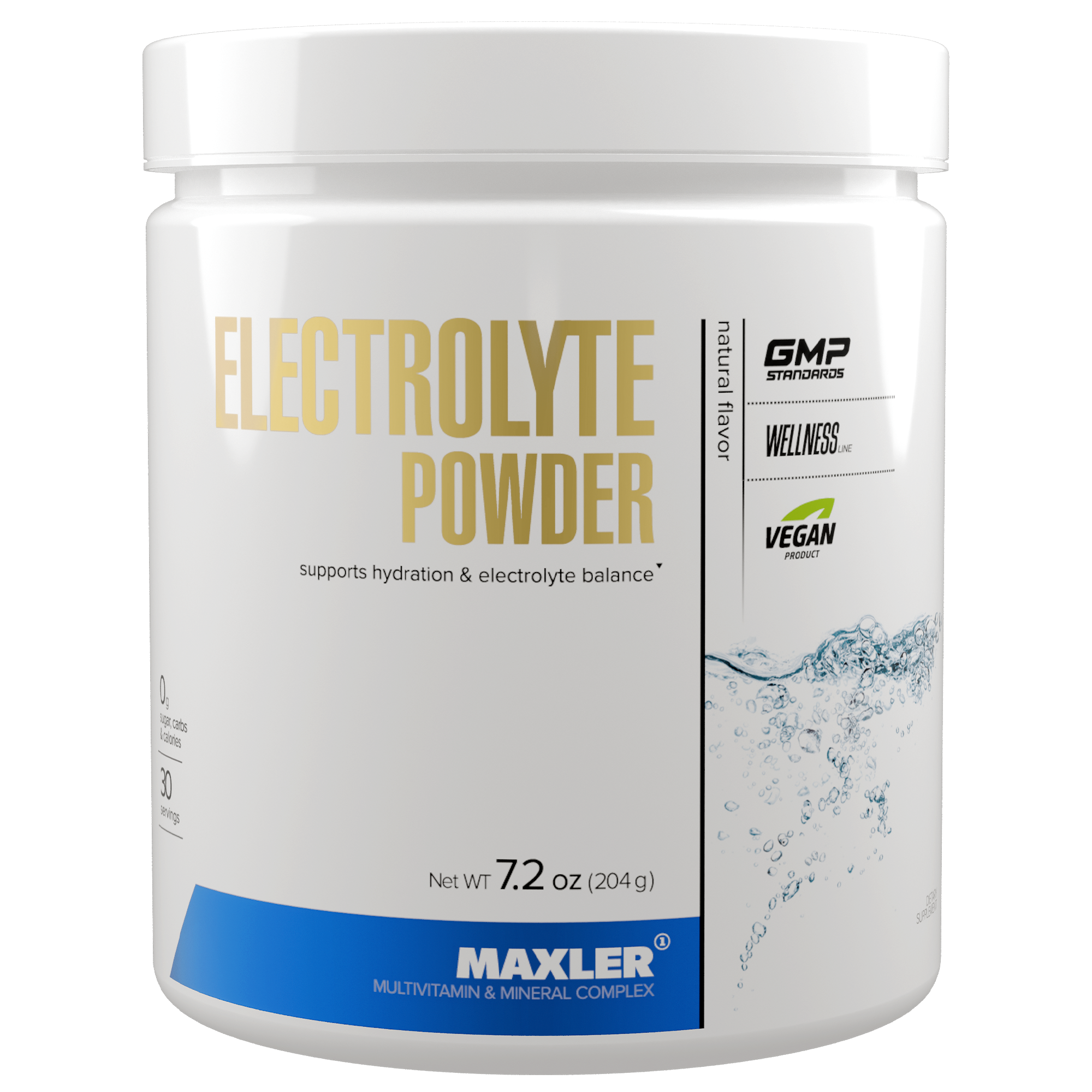 Электролит Maxler Electrolyte Powder 204гр. Натуральный