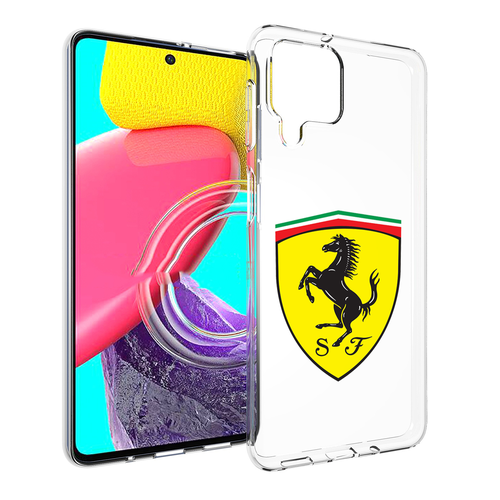 Чехол MyPads Ferrari-3 мужской для Samsung Galaxy M53 (SM-M536) задняя-панель-накладка-бампер чехол mypads suzuki сузуки 3 мужской для samsung galaxy m53 sm m536 задняя панель накладка бампер