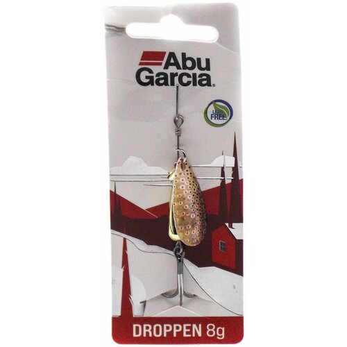 Блесна вращающаяся Abu Garcia Droppen 8г Brown Trout блесна вертушка abu garcia reflex red 12 и 18 гр на среднего хищника щука окунь судак берш жерех лосось сазан швеция