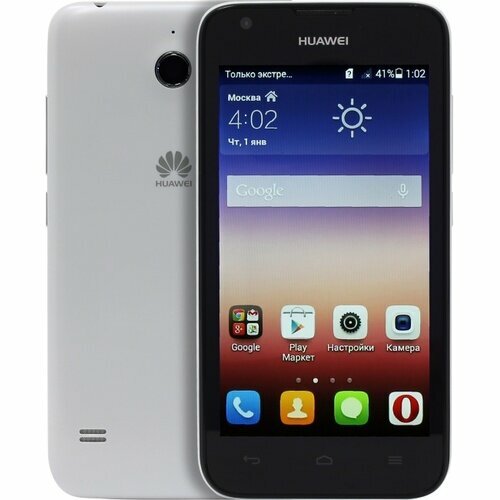 Смартфон HUAWEI Ascend Y550 14 ГБ 1 micro SIM белый 675000₽