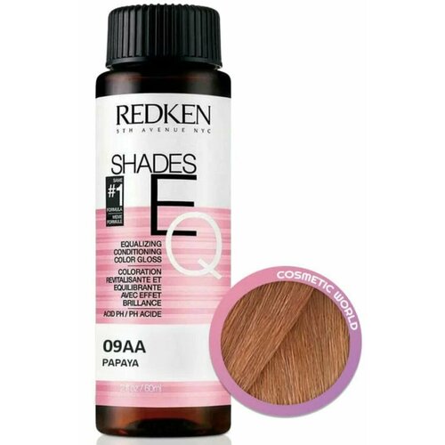 Redken Shades EQ 09AA Papaya - Краска-блеск без аммиака для тонирования 60 мл