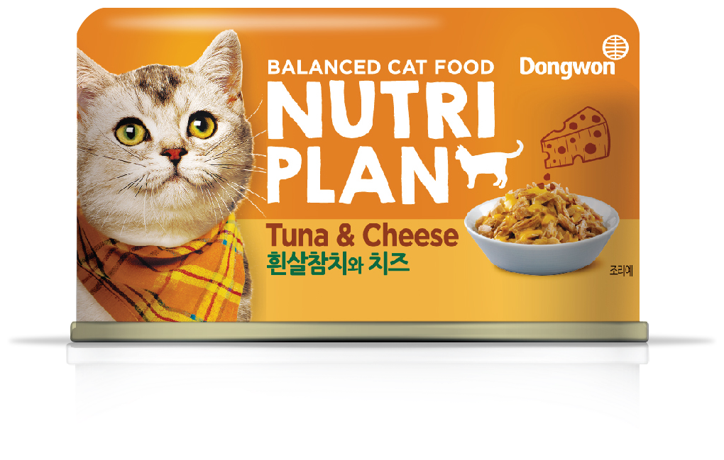 Влажный корм для кошек Nutri Plan Тунец с сыром в собственном соку (фарш)