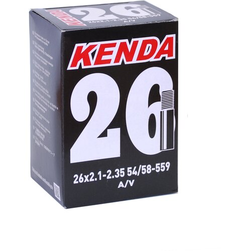 Камера 26 2.1-2.35 AV KENDA велокамера kenda 26x2 125 2 35 54 58 559 f v 48mm extreme