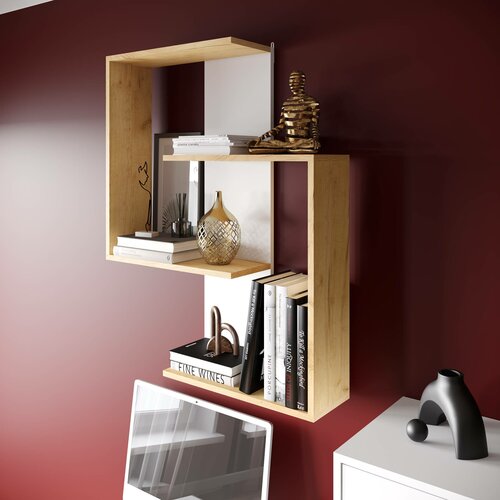 Полка навесная ПНМ-5 белый дуб крафт золотой 1965₽