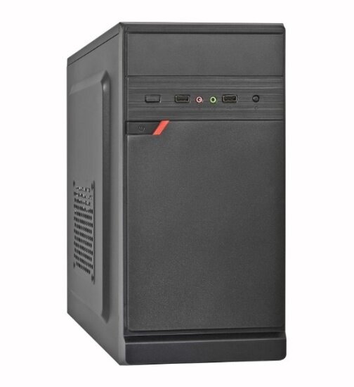 Корпус Minitower ExeGate BAA-106 Black, mATX, , 2*USB, Audio