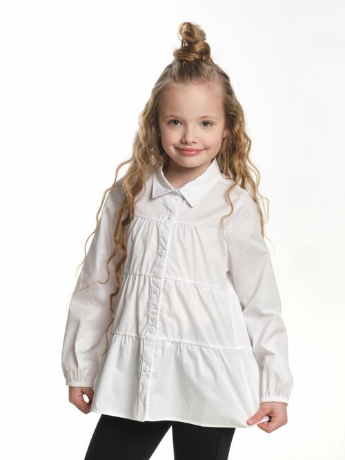 Школьная блуза Mini Maxi, размер 122, белый