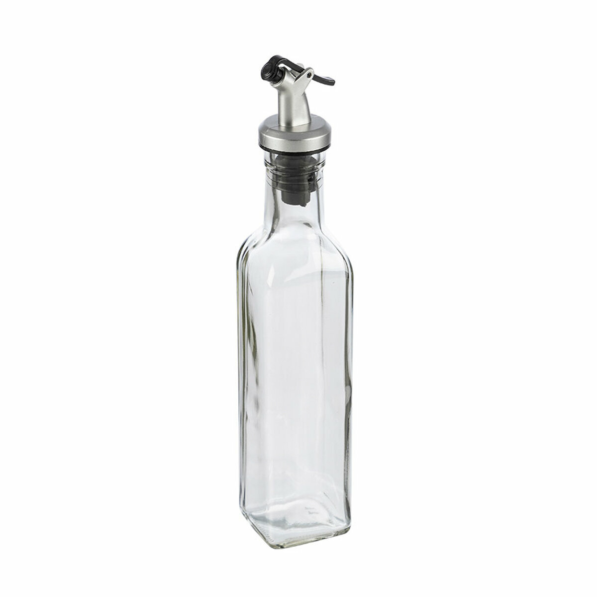 Бутылка стеклянная с дозатором для масла и уксуса на 280 мл