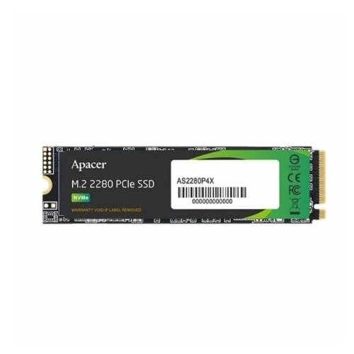 Apacer Нет AP1TBAS2280P4X-1 SSD диск 732900₽