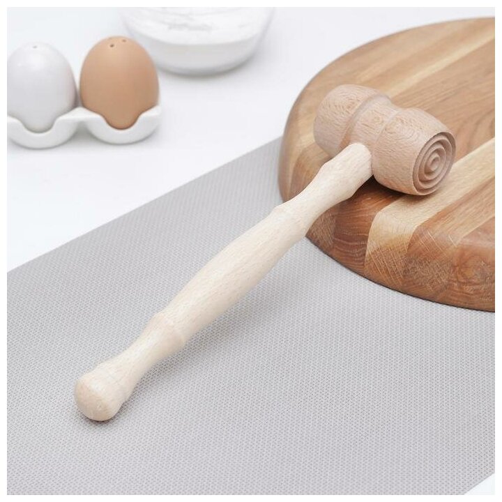 фото Молоток деревянный для отбивания, бук