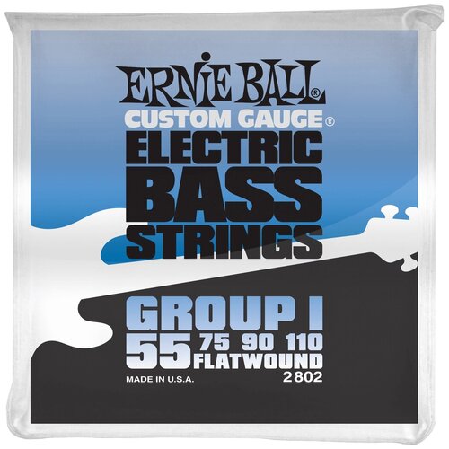 Ernie Ball 2802 Струны для бас-гитары Flat Wound Bass Group I