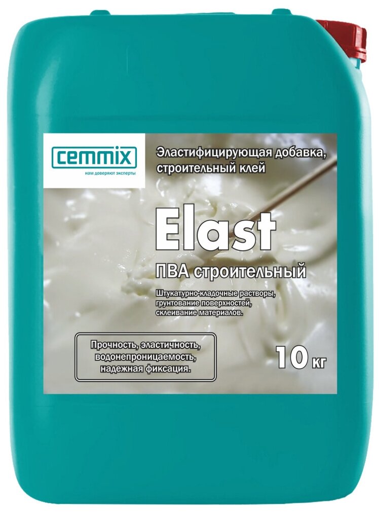 CEMMIX Клей ПВА строительный Elast 10 кг 537548