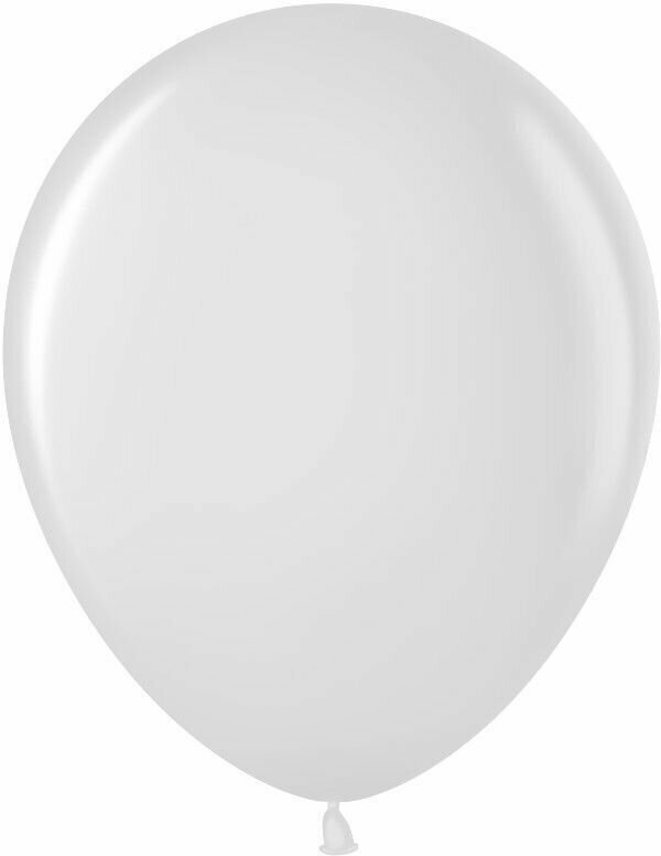 Шарики воздушные (10'/25 см) Прозрачный (600), кристалл, 100 шт. набор шаров на праздник