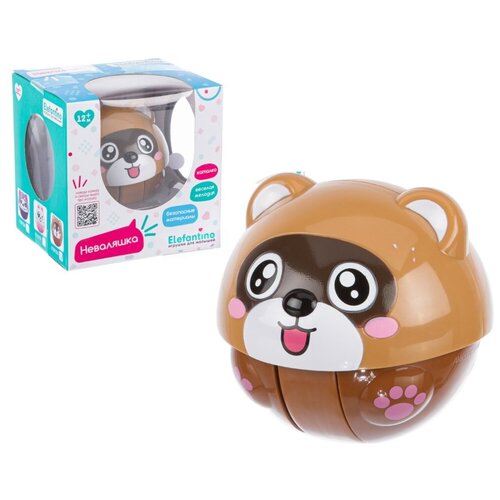 Игрушка Неваляшка-каталка Медвежонок Elefantino. арт. IT107152