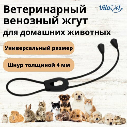 Ветеринарный венозный жгут VitaVet для домашних животных