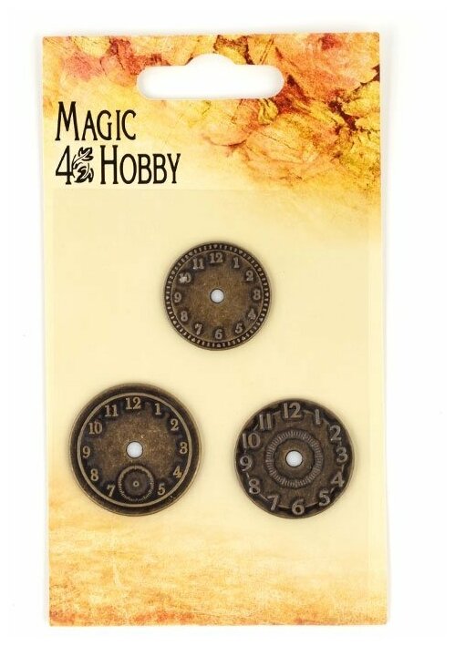 Декоративные элементы Magic 4 Hobby часы, металлические (MG. ME.206)