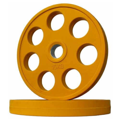 спортивные товары OKPRO Диск обрезиненный OKPRO OK2010 15 кг