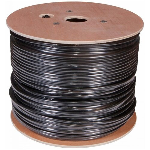 Кабель витая пара F/UTP кат.5E 4х2х24AWG solid CCA PVC Simple сер. (м) Эра Б0044440