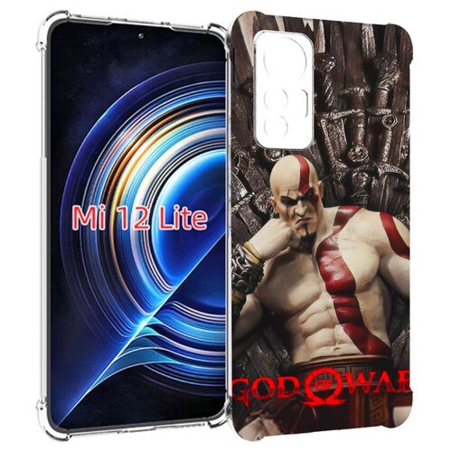 Чехол MyPads God of War Кратос для Xiaomi 12 Lite задняя-панель-накладка-бампер чехол mypads god of war кратос для xiaomi black shark 5 задняя панель накладка бампер