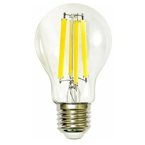 Лампа светодиодная GIS-SOLAR F01121, E27, A60, 12 Вт, 3000 К