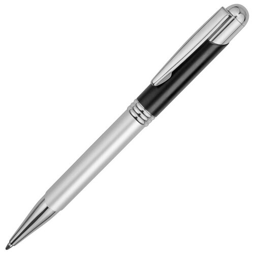Ручка шариковая Мичиган, серебристый/черный ручка шариковая мичиган серебристый черный