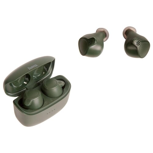 Наушники HOCO ES47 Shelly беспроводные оригинальной серии с док станцией TWS BT 50 зеленый 6931474743411 201500₽