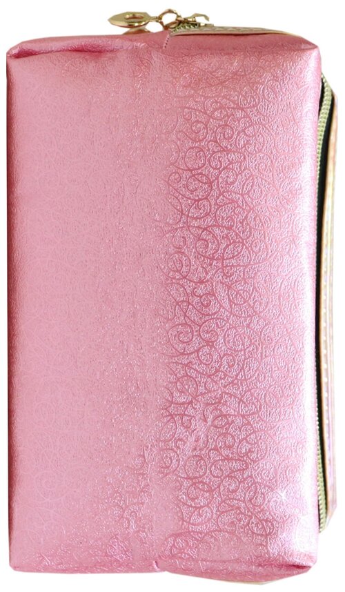 Косметичка Crystel Eden, 8х11х17 см, розовый