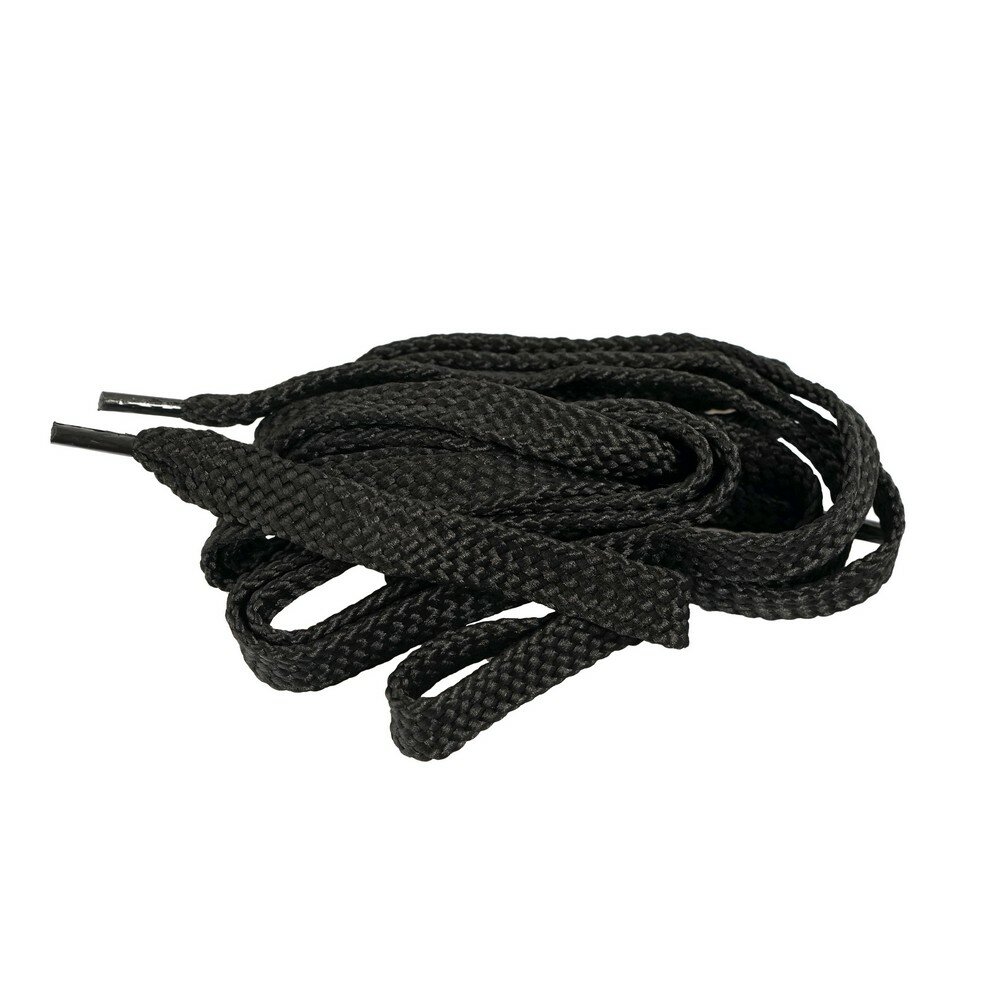 шнурки SALTON 120см с пропиткой плоские черные - фото №7
