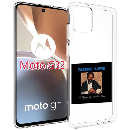 Чехол MyPads Drake - More Life для Motorola Moto G32 задняя-панель-накладка-бампер чехол mypads drake more life для motorola edge 30 neo задняя панель накладка бампер