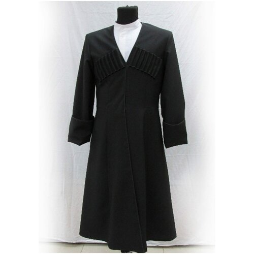 Пиджак Дом казачьей одежды Слава Кубани, силуэт полуприлегающий, размер 54, черный