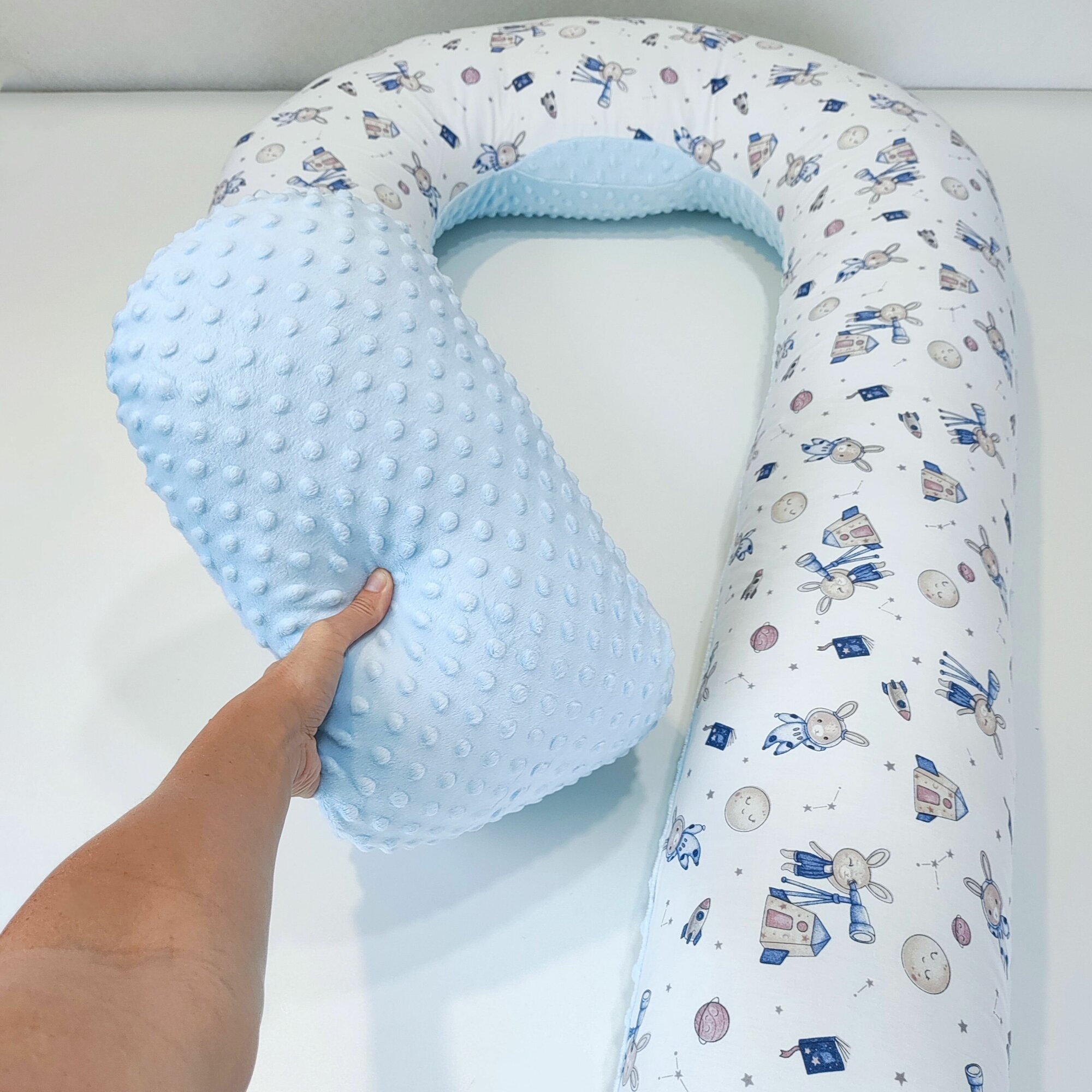 Подушка для беременных с плюшем