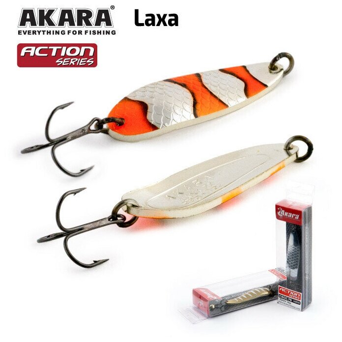 Блесна колеб. Akara Action Series Laxa 70 21гр. 3/4 oz. AB89