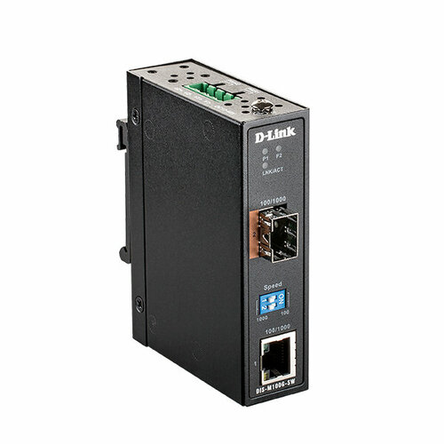 Трансивер D-LINK DIS-M100G-SW Industrial Media Converter (DIS-M100G-SW/A1A)