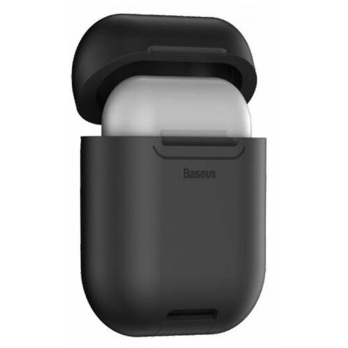 Чехол Baseus Wireless Charger, чёрный, для AirPods(чёрный) беспроводное зарядное устройство baseus metal wireless charger белый