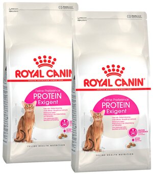 Сухой корм ROYAL CANIN PROTEIN EXIGENT для привередливых взрослых кошек (0,4 кг + 0,4 кг)