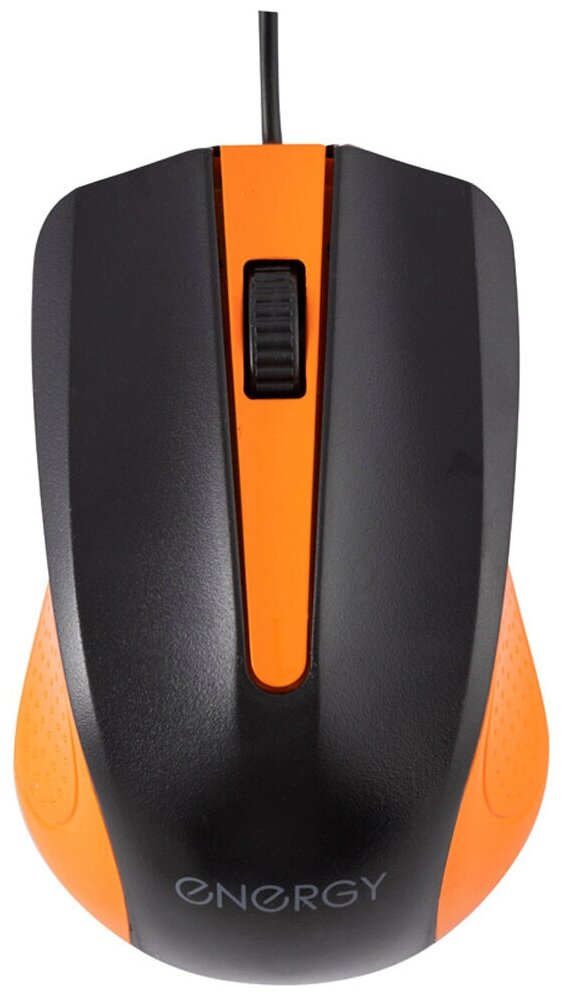 Мышь проводная оптическая Energy EK-001 цвет - чёрнооранжевый