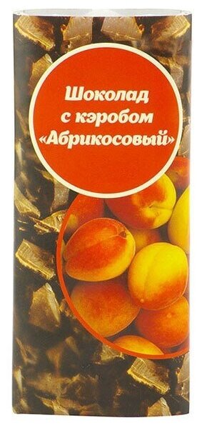 Шоколад с кэробом "Абрикосовый" VEGAN FOOD, 50 г - фотография № 3