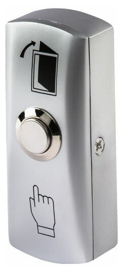 фото Кнопка Optimus "Выход" – NO/NC (металл)