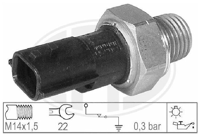 Датчик, давление масла RENAULT DUSTER, ERA 330699