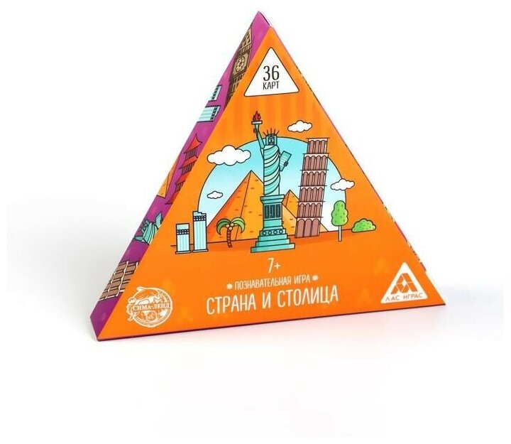 Настольная игра Проф-Пресс Страна и столица