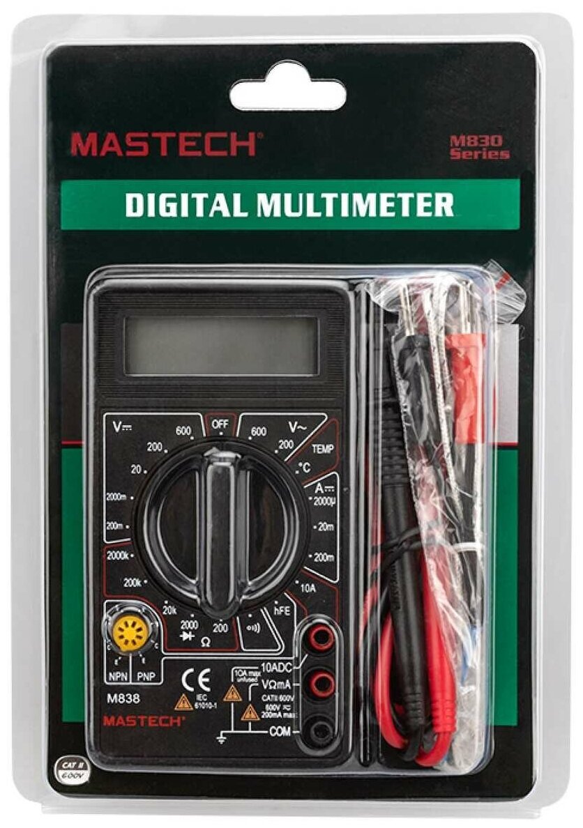 Мультиметр цифровой Mastech - фото №8