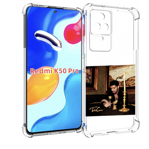 Чехол MyPads Drake - Take Care для Xiaomi Redmi K50 / K50 Pro задняя-панель-накладка-бампер чехол mypads drake take care для xiaomi redmi a1 задняя панель накладка бампер