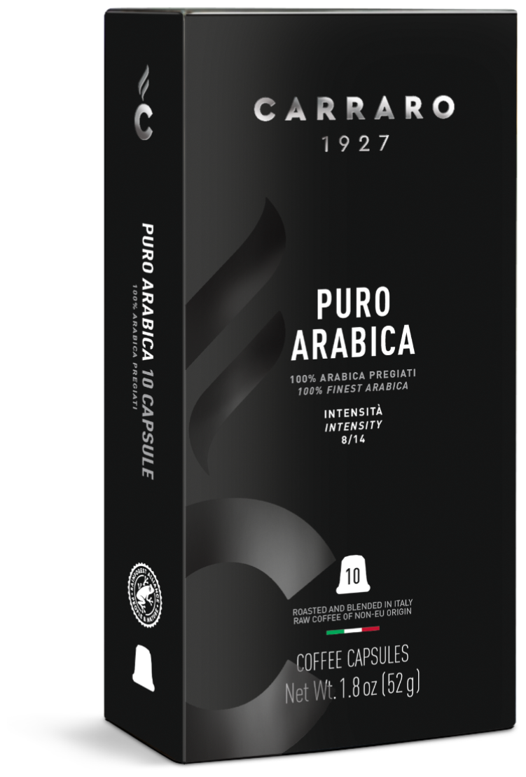 Кофе в капсулах Carraro Puro Arabica (Пуро Арабика) стандарта Nespresso, 5x10шт - фотография № 2